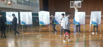 춘천기계공업고등학교 학생회장단 선거지원