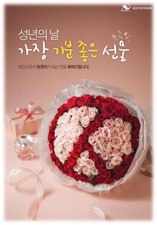 성년의 날  축하 카드