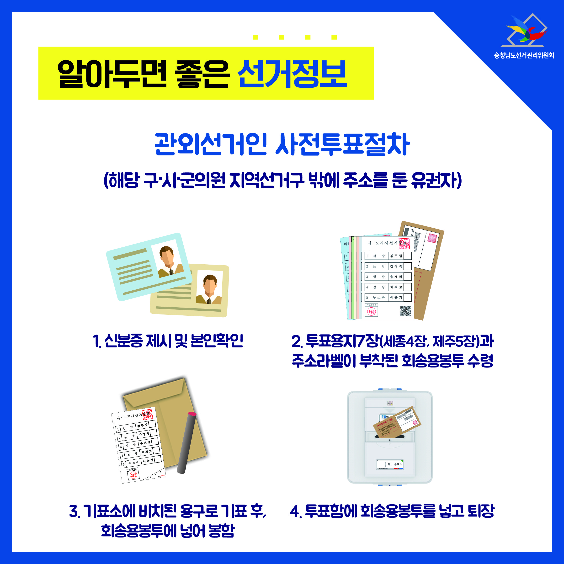 관외선거인 사전투표절차