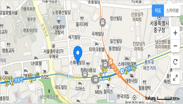 서울특별시 중구 퇴계로 173(충무로3가, 남산스퀘어) 7층